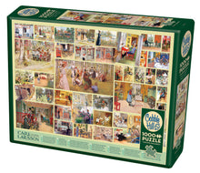 Load image into Gallery viewer, Cobble Hill Carl Larsson Art Collage Puzzle, 1000 Random-Cut Pieces