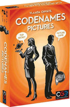 Load image into Gallery viewer, Czech Games Codenames Set of 3: Codenames Original, Codenames: Duet, and Codenames: Pictures with Myriads Drawstring Bag