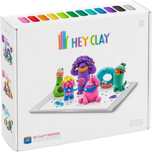 Load image into Gallery viewer, Hey Clay Complete Starter Pack of 6 Colorful Modeling Air-Dry Clay for Kids with Interactive App