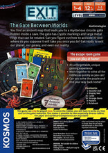 Load image into Gallery viewer, EXIT: The Game Set of 3: The Sacred Temple, The Deserted Lighthouse, The Gate Between Worlds with Myriads Drawstring Bag