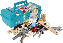 Load image into Gallery viewer, BRIO Builder Builder Starter Set - 49 Piece Building Set STEM Toy with Wood and Plastic Pieces for Kids Age 3 and Up
