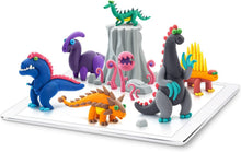Load image into Gallery viewer, Hey Clay Dino Bundle: 15 Cans Dinos &amp; 18 Cans Mega Dinos with Exclusive Myriads Drawstring Bag