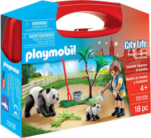 Load image into Gallery viewer, PLAYMOBIL Panda Caretaker Carry Case