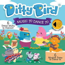 Load image into Gallery viewer, DITTY BIRD Baby Sound Book: Music to Dance To