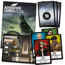 Load image into Gallery viewer, Thames &amp; Kosmos Adventure Games: Monochrome, Inc. - Collaborative Storytelling Game for 1-4 Players