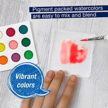 Load image into Gallery viewer, Faber-Castell Paint by Number Watercolor Coastal - Paint by Number Kit, Beach and Ocean - Adult and Teen Craft Kits