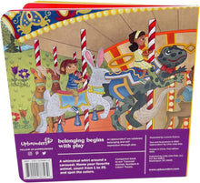 Load image into Gallery viewer, Upbounders: Carousel Animals Numbers &amp; Colors - Board Book