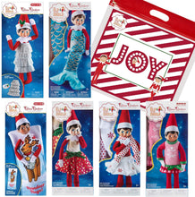 Load image into Gallery viewer, The Elf on the Shelf Claus Couture Scout Elf Girl Mega Pack: 6 Outfits for Fun Holiday Scenes, and Exclusive Joy Travel Bag