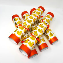 Load image into Gallery viewer, Robin Reed English Holiday Christmas Crackers, Pack of 6 x 13" - Racing Quackers