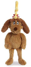 Load image into Gallery viewer, Aurora World Plush Bundle of 2, 18" Grinch Santa, &amp; 18" Max with Antler and Cotton Bag