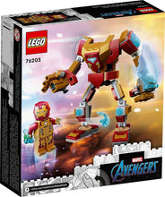 Load image into Gallery viewer, LEGO Marvel Iron Man Mech Armor Building Kit; Collectible Mech and Minifigure for Iron Man Fans Aged 7+ (130 Pieces)