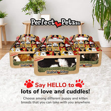 Load image into Gallery viewer, Perfect Petzzz Black and White Shorthair Kitten, Realistic, Lifelike Stuffed Interactive Pet Cat Toy