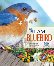 Load image into Gallery viewer, Madd Capp I AM BLUEBIRD Animal-Shaped Jigsaw Puzzle, 300 Pieces