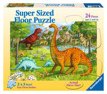 Load image into Gallery viewer, Ravensburger Dinosaur Pals 24-Piece Children's Super Sized Floor Puzzle 2 x 3 Feet