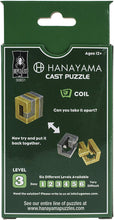 Load image into Gallery viewer, BePuzzled Hanayama Coil Cast-Metal Brain Teaser Puzzle, Level 3