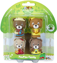 Load image into Gallery viewer, Fat Brain Toys Timber Tots Set of 3 Doll Families: Pawpaw, Nutnut and Twitwit with Drawstring Bag
