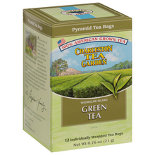 Load image into Gallery viewer, Charleston Tea Garden Wadmalaw Island Green Tea Pyramids 12 Teabags