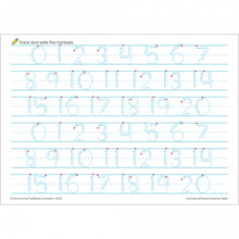 Load image into Gallery viewer, School Zone Numbers Writing &amp; Drawing Tablet for Ages 3-7, 96 Pages by Joan Hoffman (Paperback)