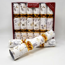 Load image into Gallery viewer, Robin Reed English Holiday Christmas Crackers, Pack of 6 x 12"- Gold Foliage