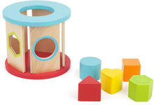Load image into Gallery viewer, Legler Motor Skills 3-in-1 Playset with Pull-Along Zebra, Stacking Tower &amp; Shape Sorting
