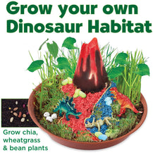 Load image into Gallery viewer, Creativity for Kids Grow N’ Glow Dinosaur Habitat – Create Your Own Dino Garden Kit - Arts and Crafts for Boys and Girls