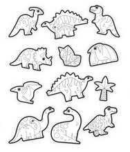 Load image into Gallery viewer, Crocodile Creek Coloring Stickers - Dinosaur
