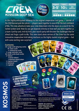 Load image into Gallery viewer, Thames &amp; Kosmos The Crew Set of 2 Board Games: The Quest for Planet Nine and Mission Deep Sea, with Myriads Drawstring Bag