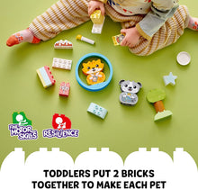 Load image into Gallery viewer, LEGO DUPLO My First Puppy &amp; Kitten Building Toy with Sounds