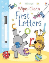 Load image into Gallery viewer, Usborne Wipe-Clean Activity Books - First Letters