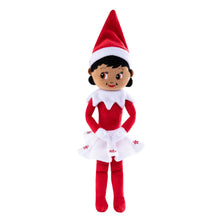 Load image into Gallery viewer, The Elf On the Shelf Snuggler Girl - Dark Tone - Small Plush Toy 12"