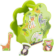 Load image into Gallery viewer, Legler Animal Shape Sorting Game Jungle