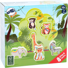 Load image into Gallery viewer, Legler Animal Shape Sorting Game Jungle