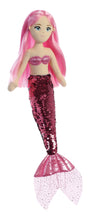 Load image into Gallery viewer, Aurora Sea Sparkles Mermaid - Ava 18" Sequin Plushie