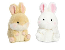 Load image into Gallery viewer, Aurora Bundle of 2 5" Beanbag Stuffed Animals: Lively Bunny &amp; Bunbun Bunny