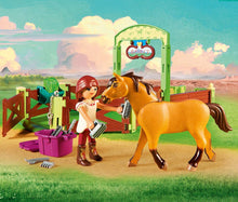 Load image into Gallery viewer, PLAYMOBIL Spirit Riding Free Lucky &amp; Spirit with Horse Stall Playset