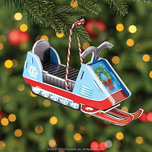 Load image into Gallery viewer, Elf on the Shelf Orna-Moments Paper Craft Ornament Set: Tractor, Rowboat, Elf Racer and Snowmobile