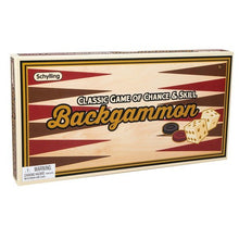 Load image into Gallery viewer, Schylling Classic Backgammon Set