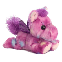 Load image into Gallery viewer, Aurora Set 4 Beanbag Plushies Bright Fancies: Pegasus, Blueberryripple &amp; Jellyroll Unicorns, Dragon