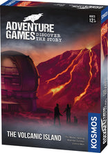 Load image into Gallery viewer, Thames &amp; Kosmos Adventure Games Set of 4: The Dungeon, Monochrome Inc., The Volcanic Island, and The Grand Hotel Abaddon, with Myriads Drawstring Bag