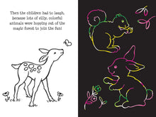 Load image into Gallery viewer, Peter Pauper Press Enchanted Forest Scratch and Sketch Activity Book, 5 Years and Up, 20 Spiral-Bound Pages with Wooden Stylus by Lee and Tom Nemmers