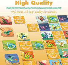 Load image into Gallery viewer, Ravensburger Dinosaur Sports Memory® Card Game for Ages 3 to 5