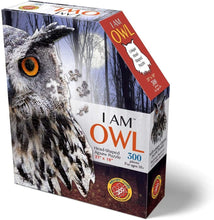 Load image into Gallery viewer, Madd Capp I AM OWL Animal-Shaped Jigsaw Puzzle, 300 Pieces