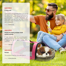 Load image into Gallery viewer, Perfect Petzzz Pink Tote For Plush Breathing Pets