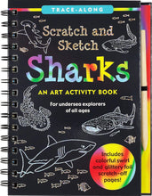 Load image into Gallery viewer, Scratch and Sketch - Sharks: An Art Activity Book