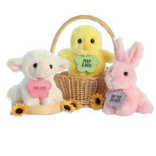 Load image into Gallery viewer, Aurora Set of 3: Spring Bits 5" Chick, Lamb, and Bunny