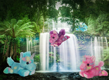 Load image into Gallery viewer, Aurora Set 4 Beanbag Plushies Bright Fancies: Pegasus, Blueberryripple &amp; Jellyroll Unicorns, Dragon