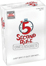 Load image into Gallery viewer, PlayMonster 5 Second Rule Uncensored Game