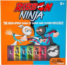 Load image into Gallery viewer, Fat Brain Toys Ribbon Ninja - The High Speed Game of Quick and Clever Reflexes Fun Active Indoor Outdoor Family Competition Game for Kids, Teens, &amp; Adults