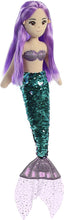 Load image into Gallery viewer, Aurora Sea Sparkles Mermaid - Jenna 18" Sequin Plushie