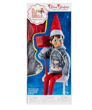 Load image into Gallery viewer, The Elf on the Shelf Claus Couture Snow Day Shovel 'N' Play Hoodie and Shovel for Scout Elf